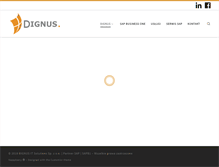 Tablet Screenshot of dignus.pl